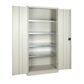 Dílenská skříň 920 x 1950 x 500 mm, RAL 7035