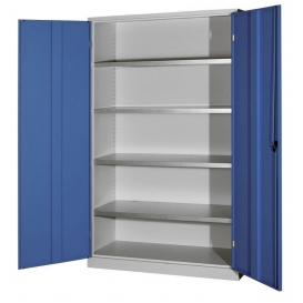 Dílenská skříň 1200 x 1950 x 500 mm, RAL 7035/5015