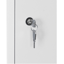 Šatní skříň s 8-mi boxy, RAL 7035